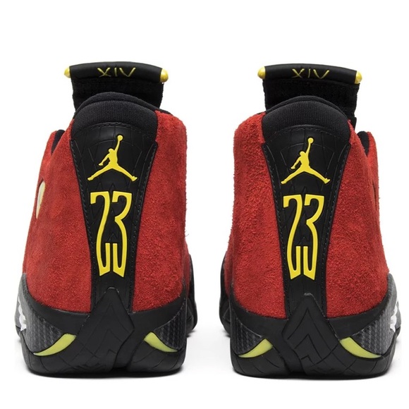 2014 Jordan 14 Retro Challenge Red “Ferrari”, Size 9 - Picture 4 of 16